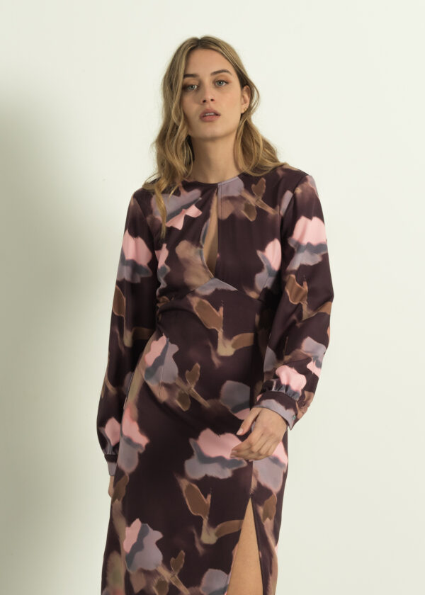 Vestido Midi Estampado