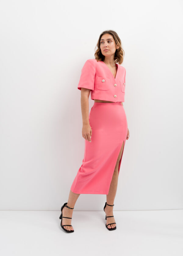 falda midi abertura-coral-xl