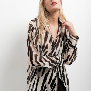 Camisa Gasa Estampada
