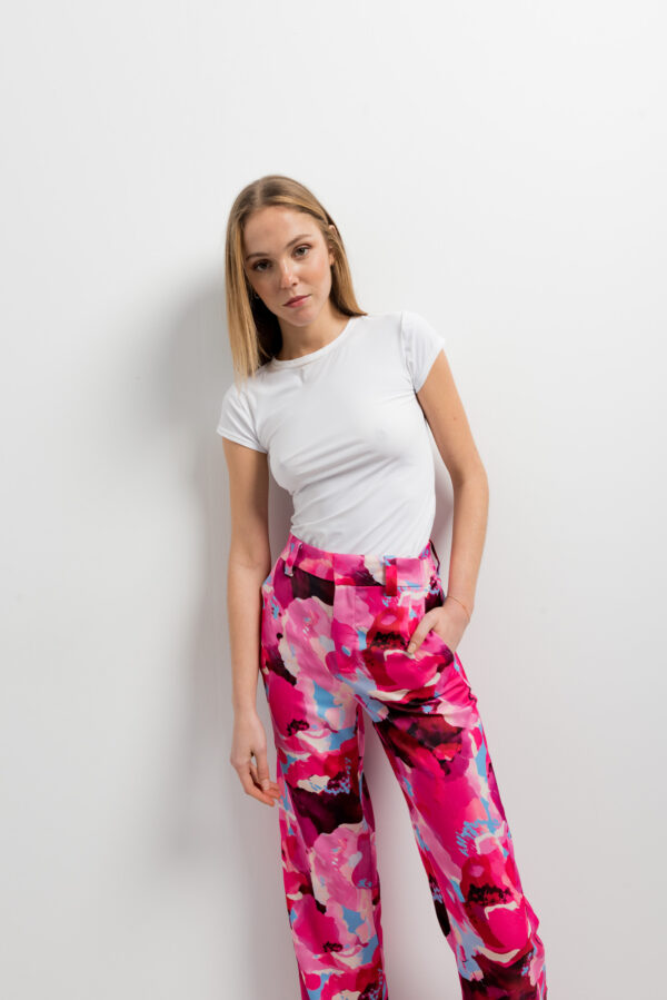 pantalón satinado estampado-rosa-l