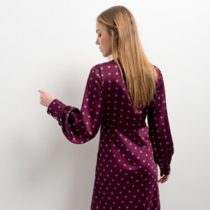 vestido satinado estampado-163-xs