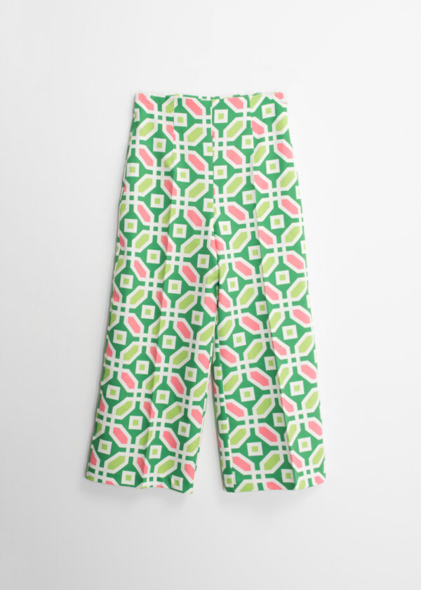 Pantalón Estampado Geométrico