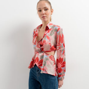 Camisa Estampada Cut Out