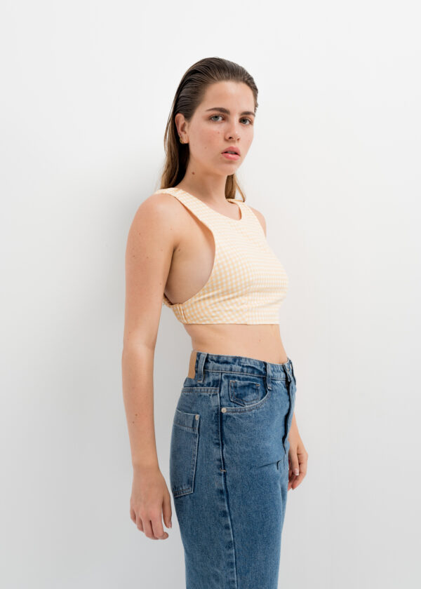 Top Cropped Cuadro Vichy