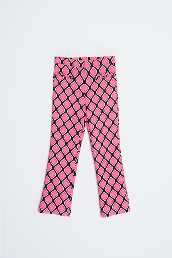 Pantalón Mini Flare Estampado