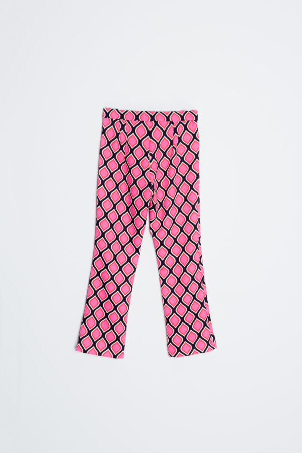 Pantalón Mini Flare Estampado