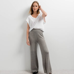 pantalon ancho punto-gris-l