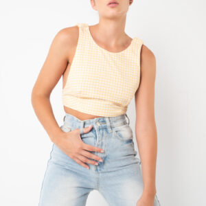 Top Cropped Cuadro Vichy