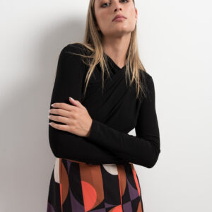 Falda Tablas Estampada