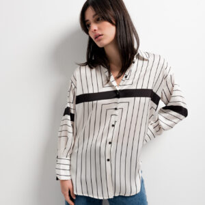 camisa rayas satinada-verde agua-xl