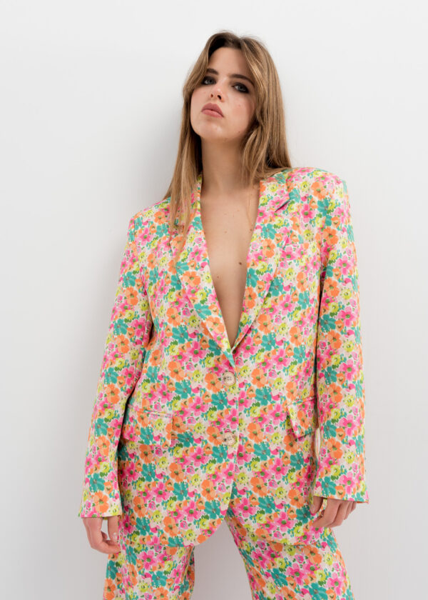 blazer oversize estampado floral-verde-l