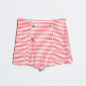 mini short cuadro vichy-coral-xl