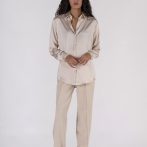 camisa satinada-beige-xl