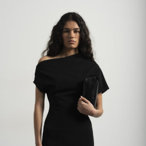 vestido asimetrico midi-negro-xl