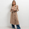 trench oversize cinturon-marrón-xl