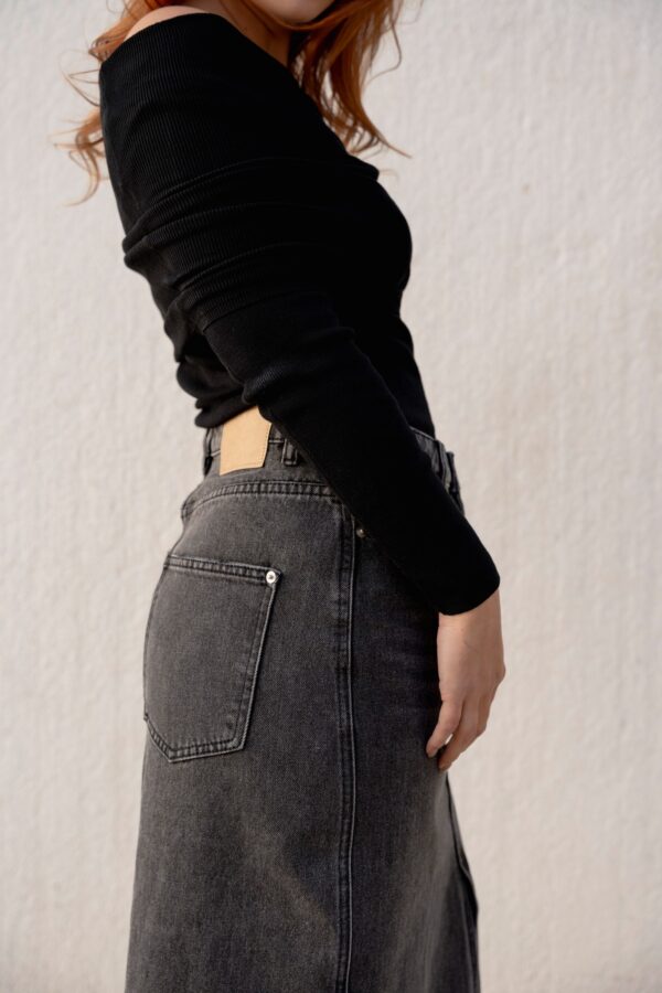 Falda Midi denim