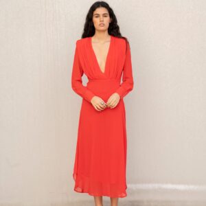 Vestido Midi Gasa
