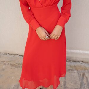 Vestido Midi Gasa