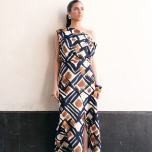 Falda Midi Estampada