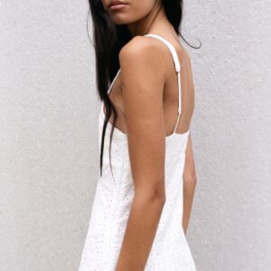 Vestido Midi Perforado